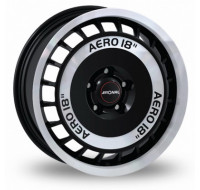 Ronal R50 W8 R18 PCD5x112 ET45 DIA76.1 jet black front diamond cut